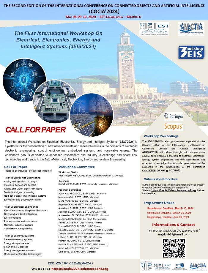 Second International Conference on Connected Objects and Artificial Intelligence (COCIA’2024